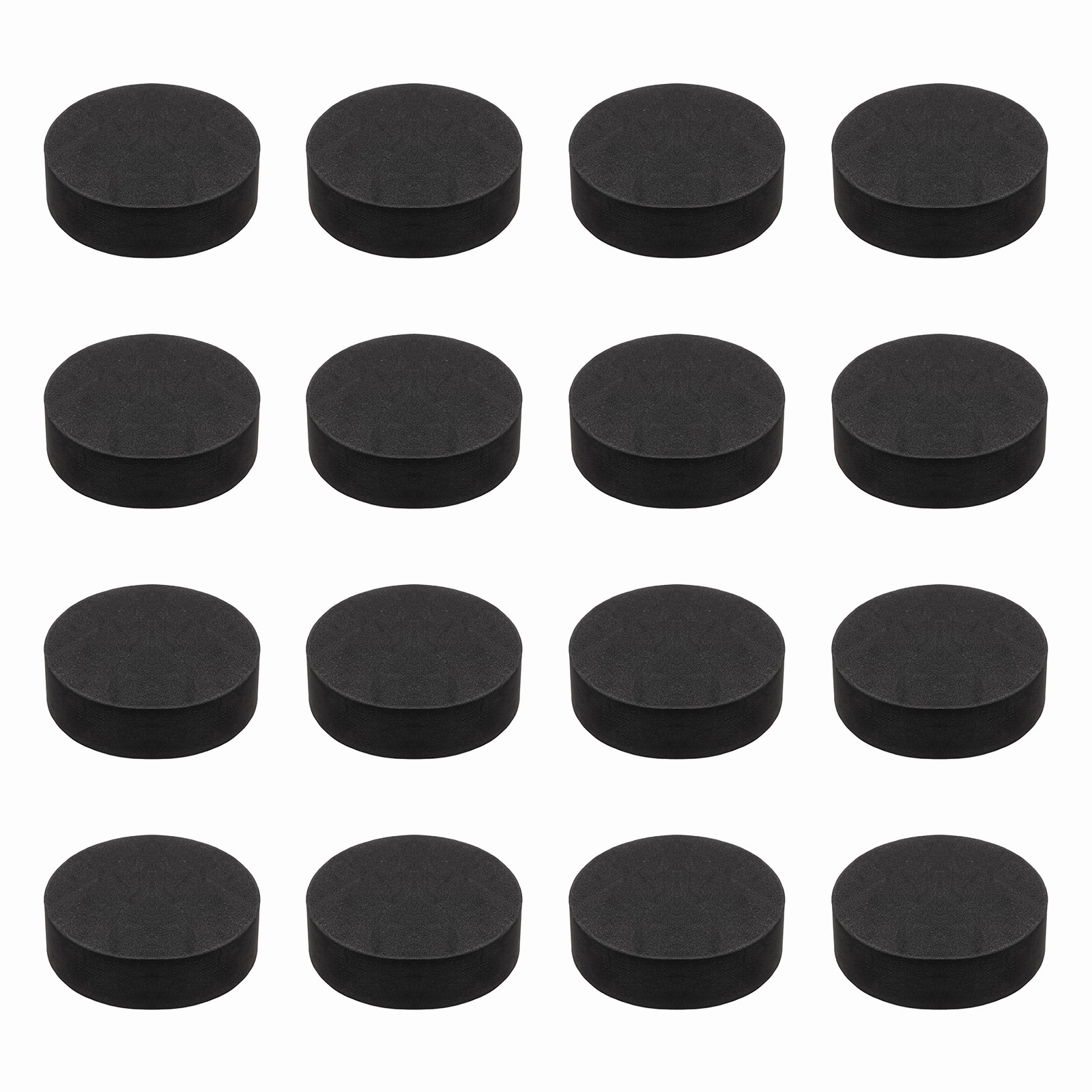 Unique Bargains - Single Sided Speaker Isolation Pads 65x20mm Round EVA Acoustic Foam Anti-Vibration Feet for Speaker Subwoofer, 16pcs - Black price history on PriceWatchPro