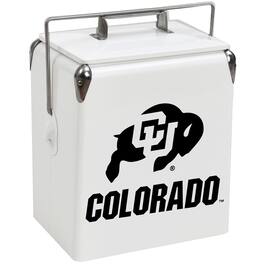 Indigo Falls - Colorado Buffaloes 16-Can Retro Party Cooler - White
