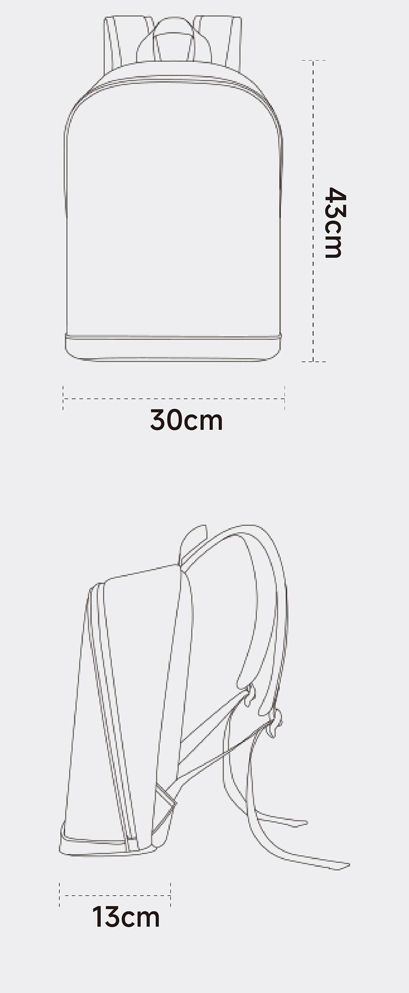 43cm  
30cm  
13cm