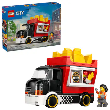 LEGO CITY - LEGO 5+ 60488 Fries Food Truck 216 pcs/pzs
WARNING: CHOKING HAZARD - Small parts. Not for children under 3 years.