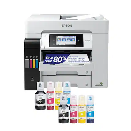 EPSON - -. 1 - - I - - | +1-S850 - 4 M Y with low-cost replacement ink bottles Up to 80% color VI. standard-capacity laser toner cartridges? 1 2 EPSON 542 - EPSON : C 542 M EPSON : 542 Y EPSON 2 ados THE Tat EPSON 542 EPSON 542 EPSON EPSON 542 542 M Y ok - - A