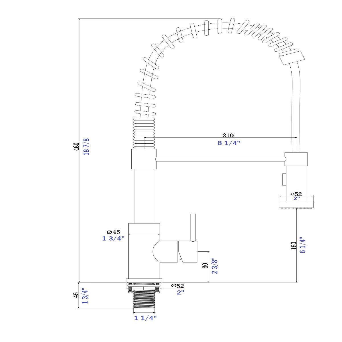 480  
18 7/8  
210 8 1/4"  
052 2"  
45 1 3/4"  
045 1 3/4"  
F 1 1/4"  
052 2"  
09 3/8" 2  
160 6 1/4"