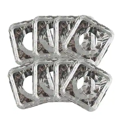 Front. Range Kleen - Range Kleen R201F8 8-pack Foil Gas Stovetop Liners.