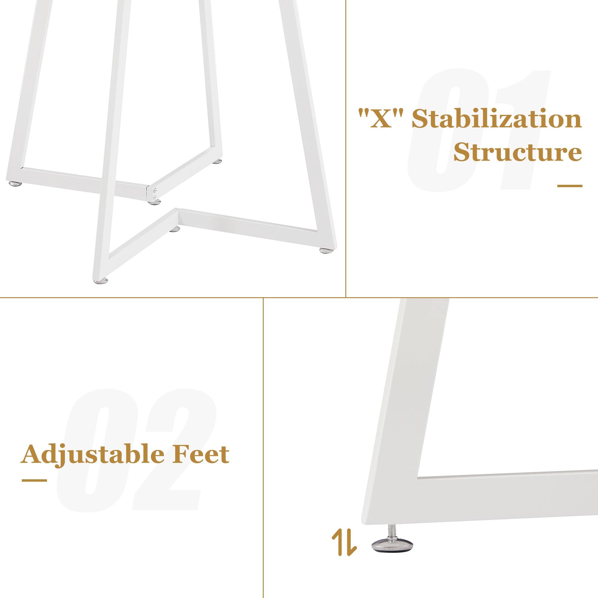 "X" Stabilization Structure

Adjustable Feet