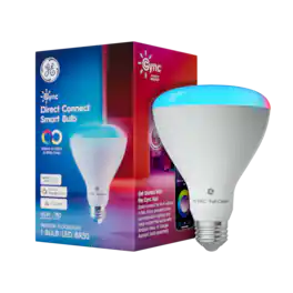 Cync - Direct Connect 65W BR30 Smart LED Bulb (1-Pack) - Full Color