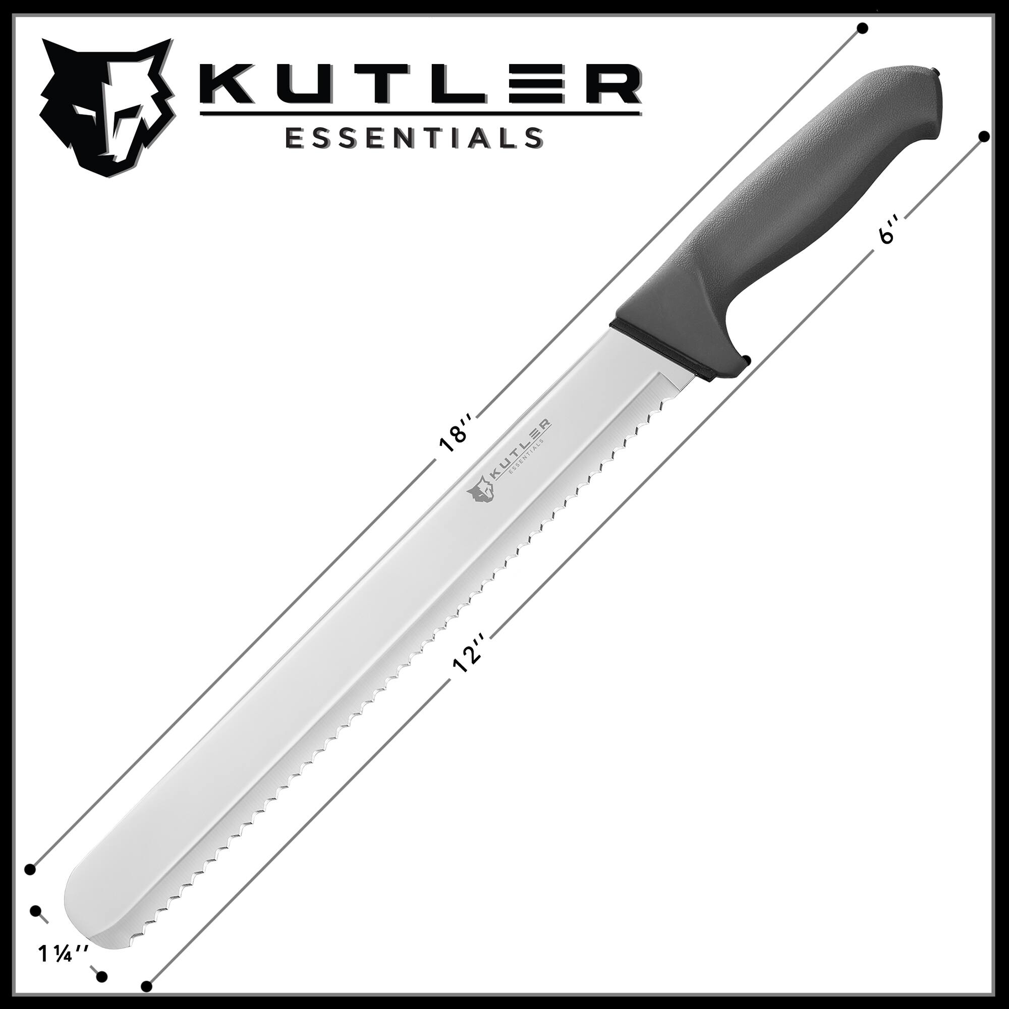 KUTLER ESSENTIALS 6" 18" KUTLER UJ KUT 12" 1 1/4"