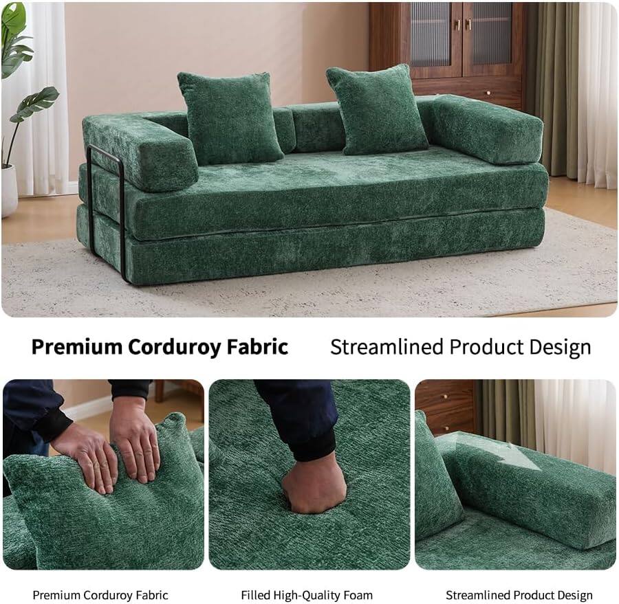 Premium Corduroy Fabric  
Streamlined Product Design  

Premium Corduroy Fabric  
Filled High-Quality Foam  
Streamlined Product Design