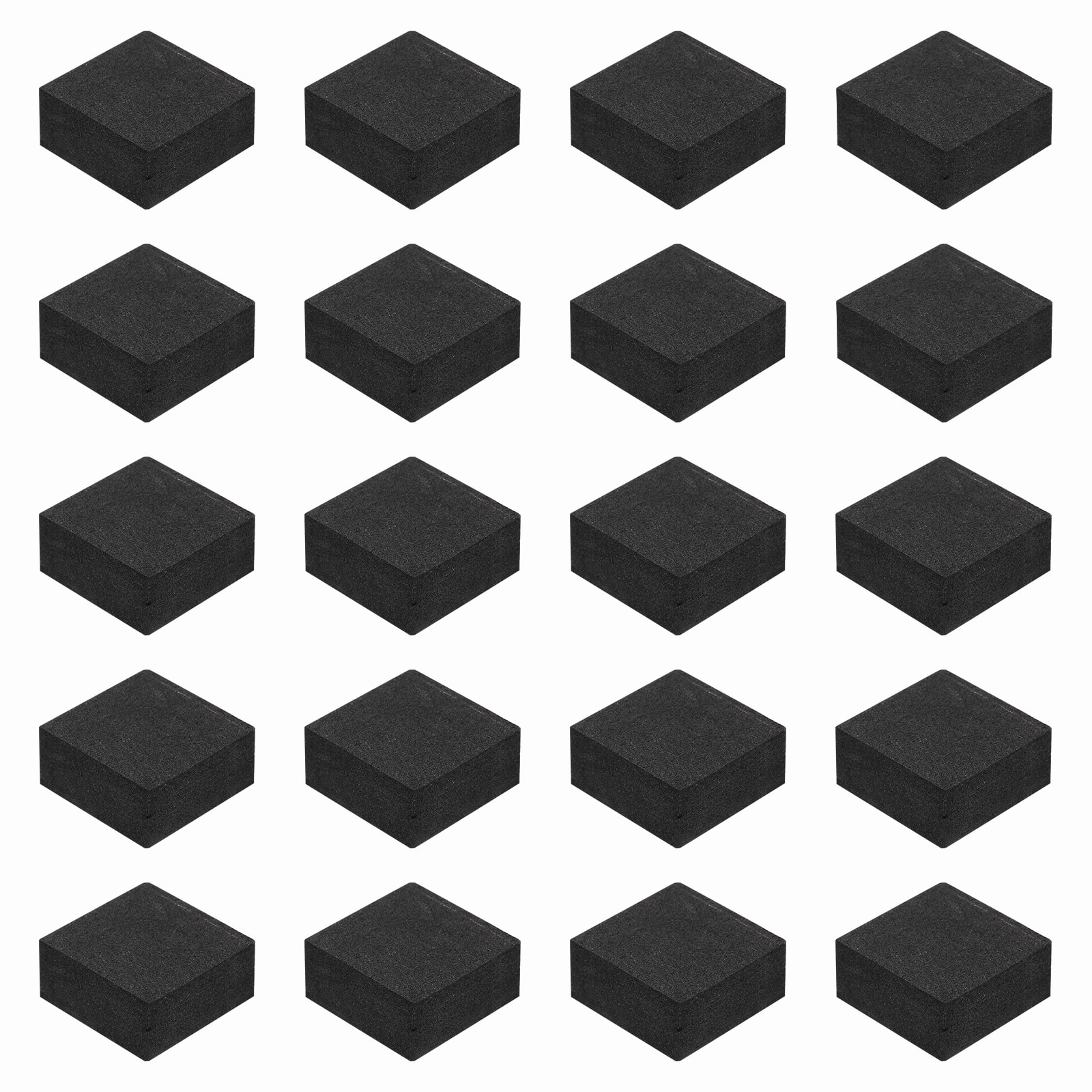 Unique Bargains - 32pcs Square Speaker Isolation Feet Pads, 30x15mm Non Slip Foam Shock Absorption Pad for Amplifier - Black price history on PriceWatchPro