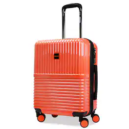 World Traveler - Tonal 20" Lightweight Polycarbonate Expandable Carry-On Spinner Luggage with TSA Lock - Coral