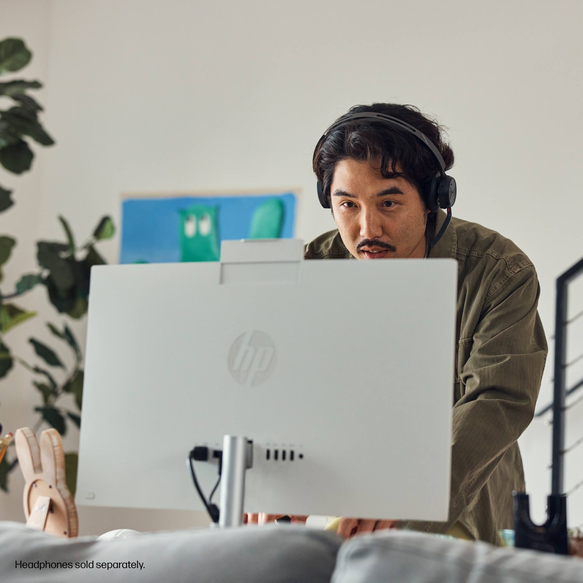 Headphones sold separately.