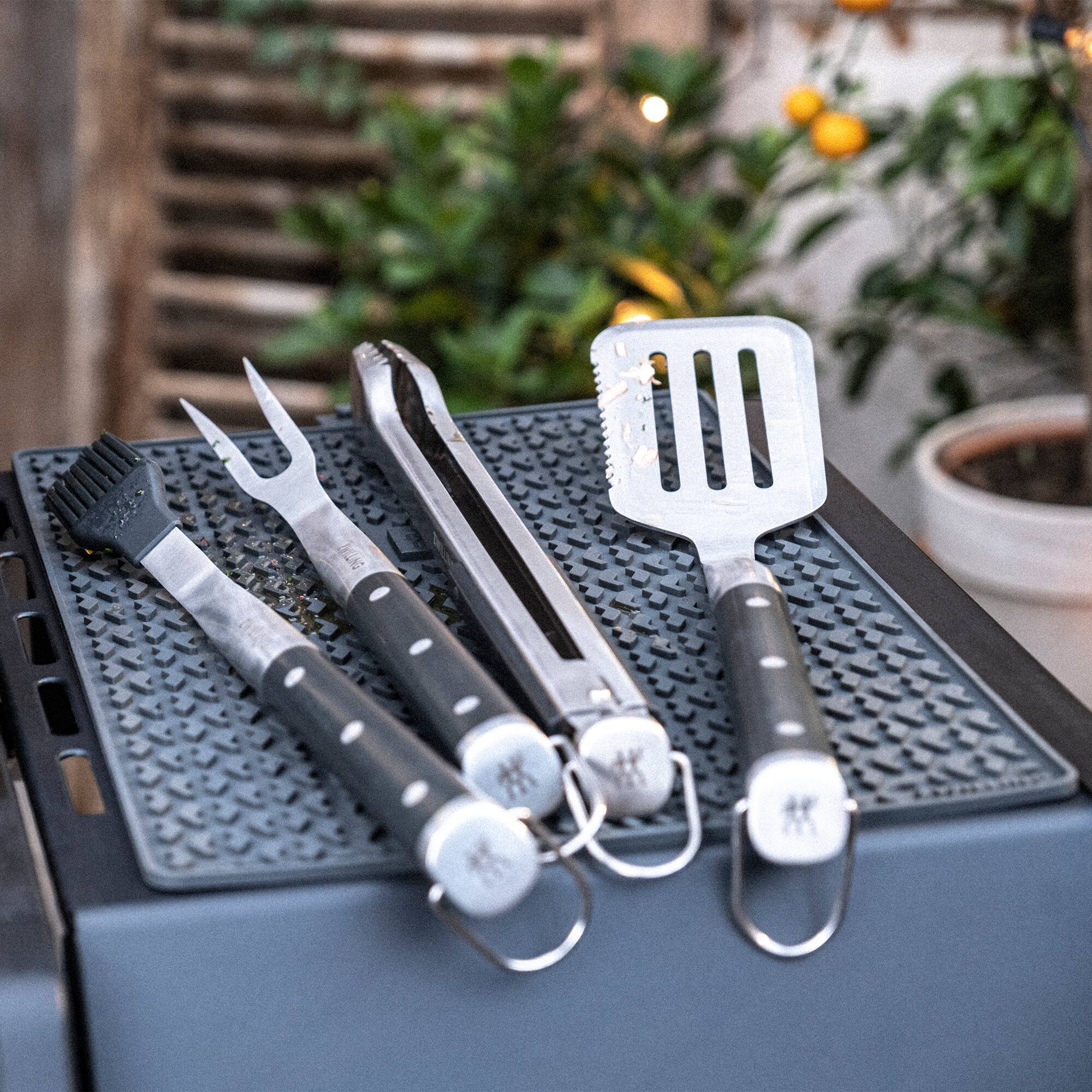 Alt View 4. ZWILLING - ZWILLING BBQ+ 5-pc Grill Tool Set - Black.