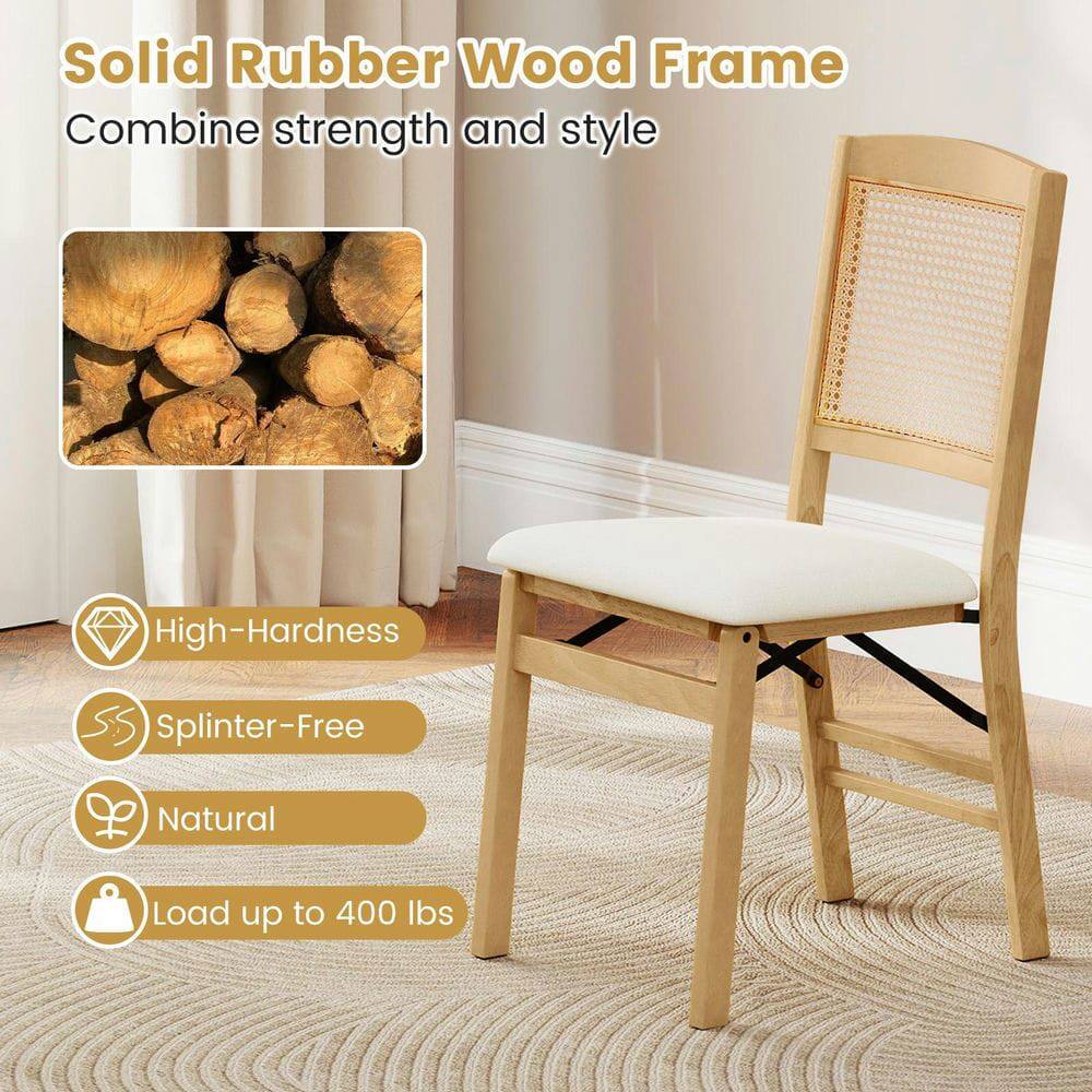 Solid Rubber Wood Frame  
Combine strength and style  

- High-Hardness  
- Splinter-Free  
- Natural  
- Load up to 400 lbs