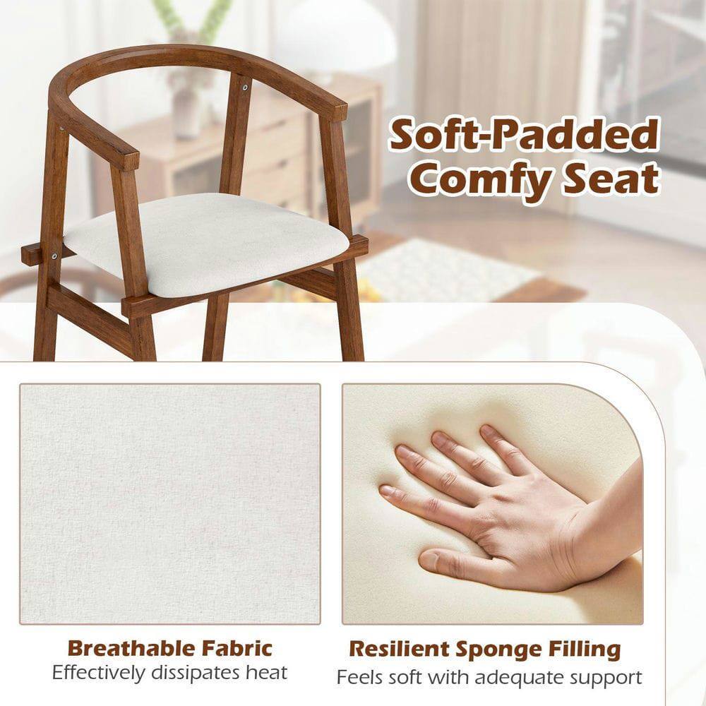 Soft-Padded Comfy Seat  
Breathable Fabric  
Effectively dissipates heat  
Resilient Sponge Filling  
Feels soft with adequate support