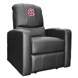 DreamSeat - Atlanta Braves Team Stealth Manual Recliner - Black