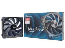 Seasonic - MAGFLOW 120mm High Performance PWM Fan - Black