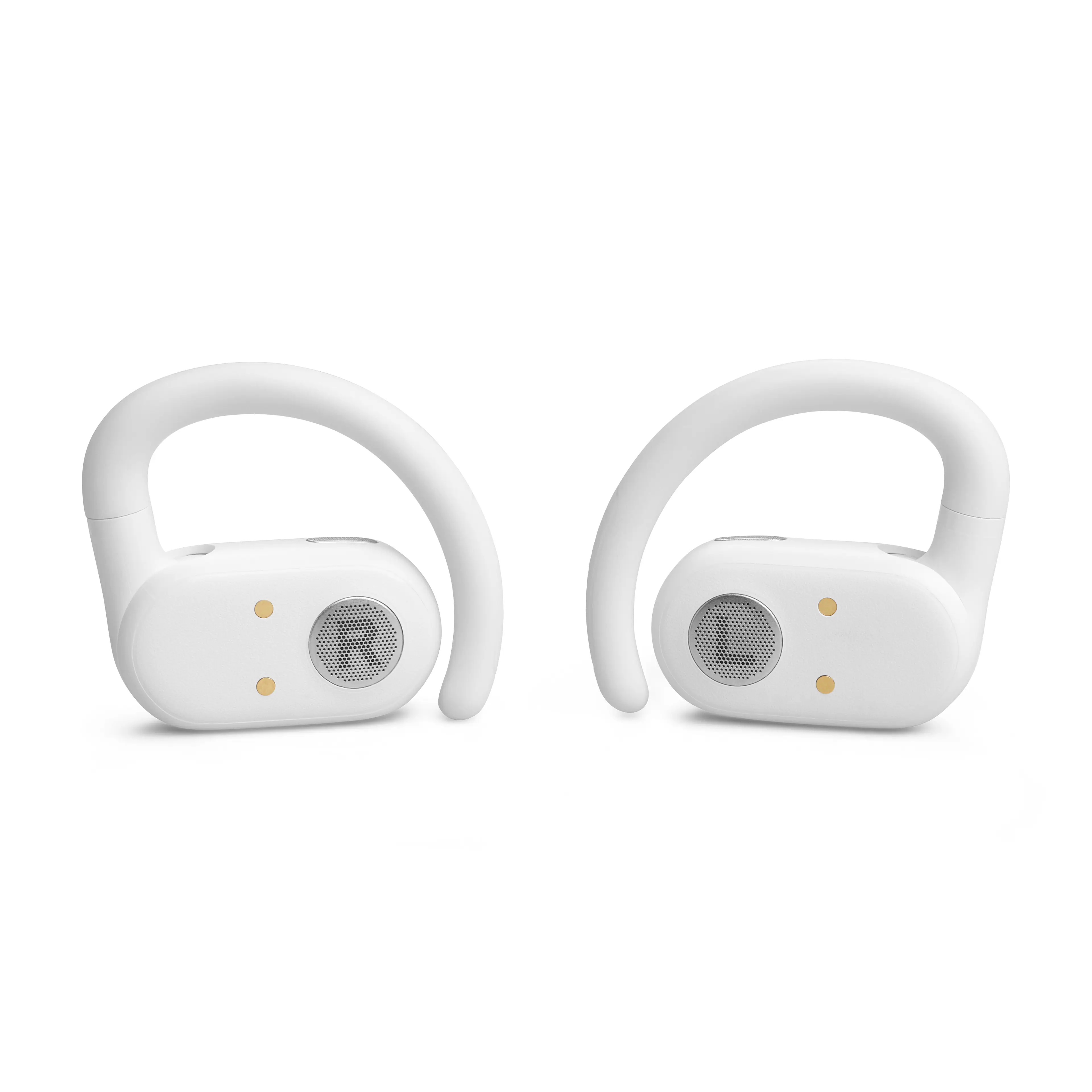 Alt View 12. JBL - SoundGear Sense Hybrid Open-Ear headphones with detachable neckband - 2024 - White.