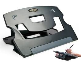 FINEAK - Adjustable Foldable Drawing Tablet Stand for 9–16" Graphics Drawing Monitor & Art Tablet - Black