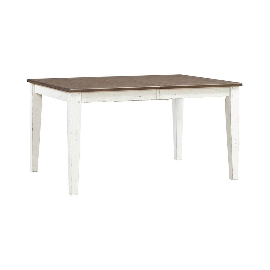 Tracker Table Layout Liberty Furniture Industries Rectangular Leg Table with Butterfly Leaf ...