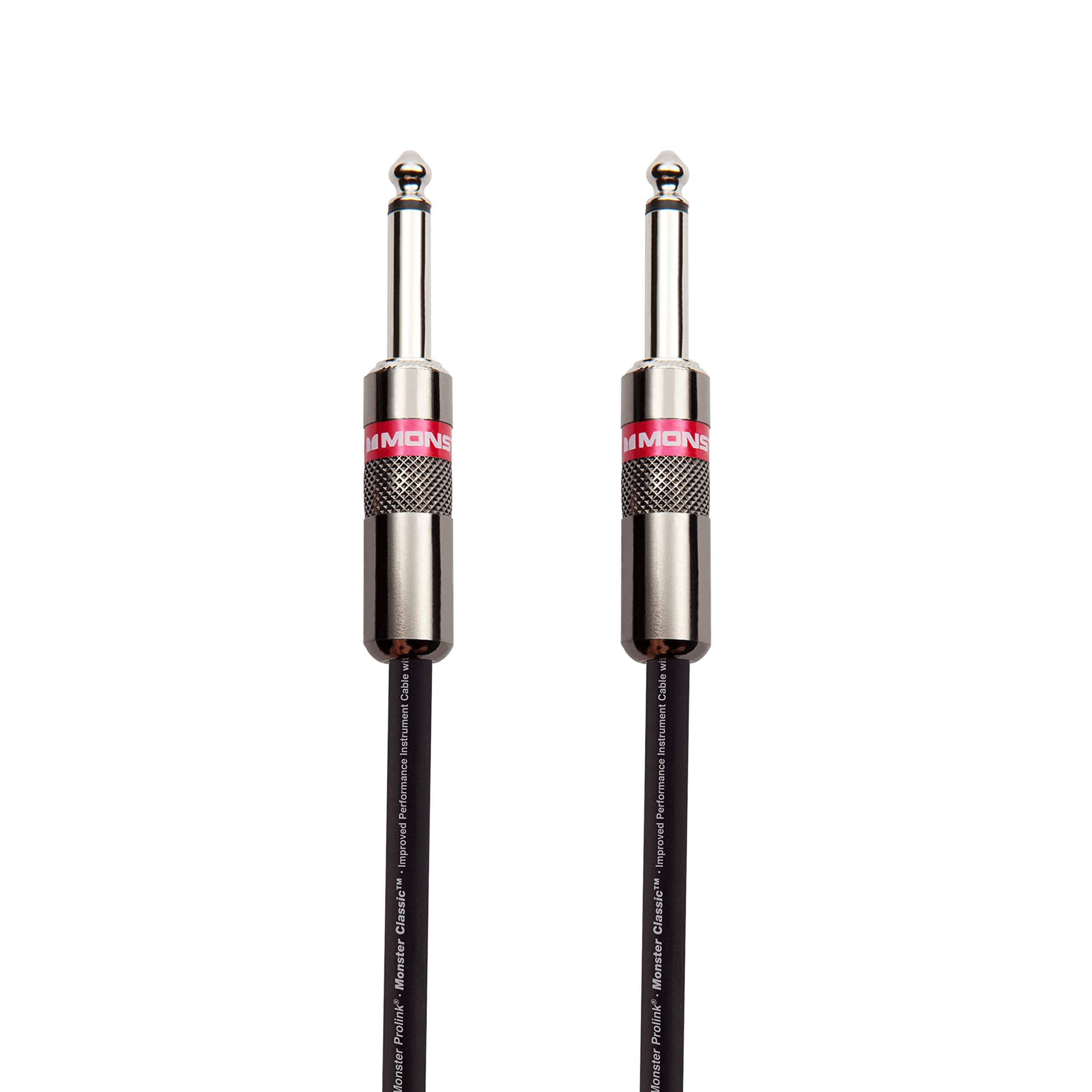 Monster - 12-Foot Straight-to-Straight Instrument Cable with Auxiliary Connectors