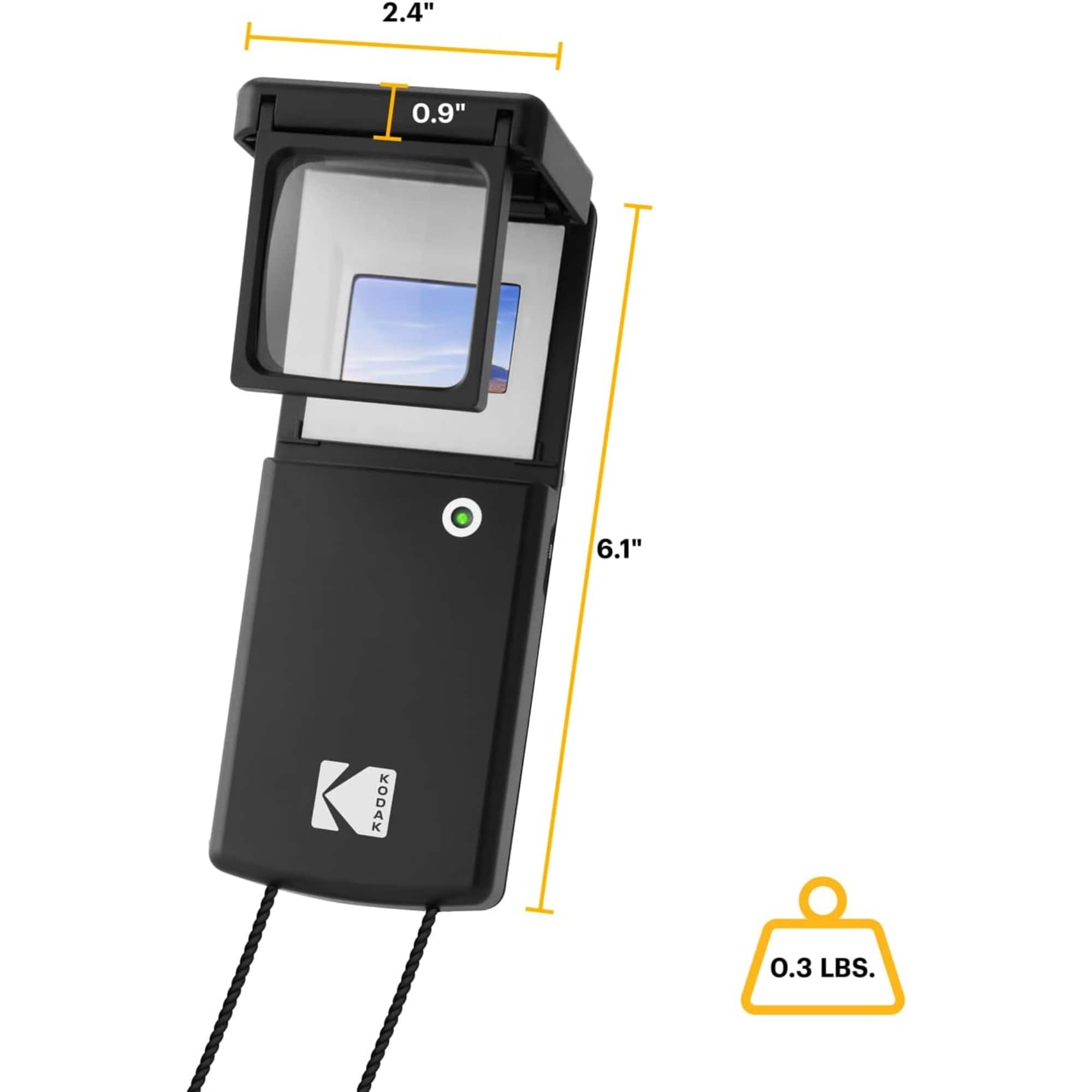 Kodak Magnifying Lighted Slide Viewer, Compact Portable 1.8x LED