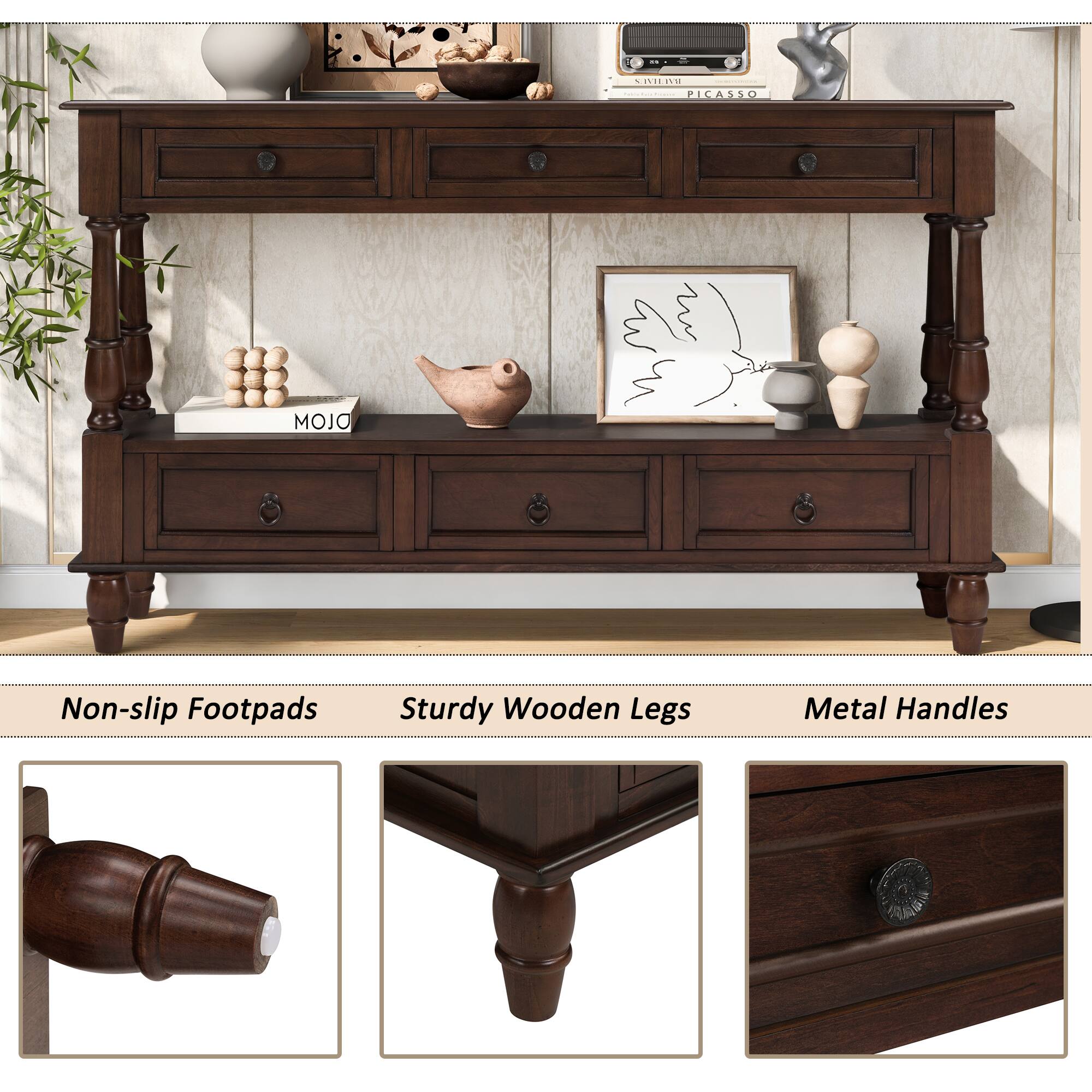 HnS: PICASSO MOJO

Non-slip Footpads  
Sturdy Wooden Legs  
Metal Handles