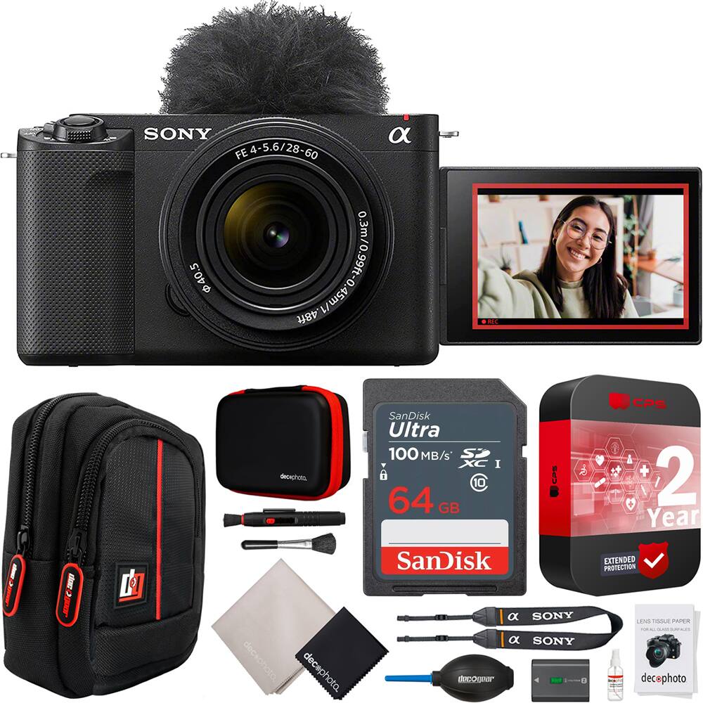 SONY FE4-5.6/28-60

$40.5

0.3m 99ft- .48ft 0.45m/1.

decephoto.

SanDisk Ultra 100 MB/s S XC I 10 64 GB

CPS
CPS & + 2 Year

decephoto. decophoto.

SanDisk a SONY a SONY docogear EXTAN 9
EXTENDED PROTECTION LENS TISSUE PAPER FOR ALL POLICE PURPACKS -- decophoto