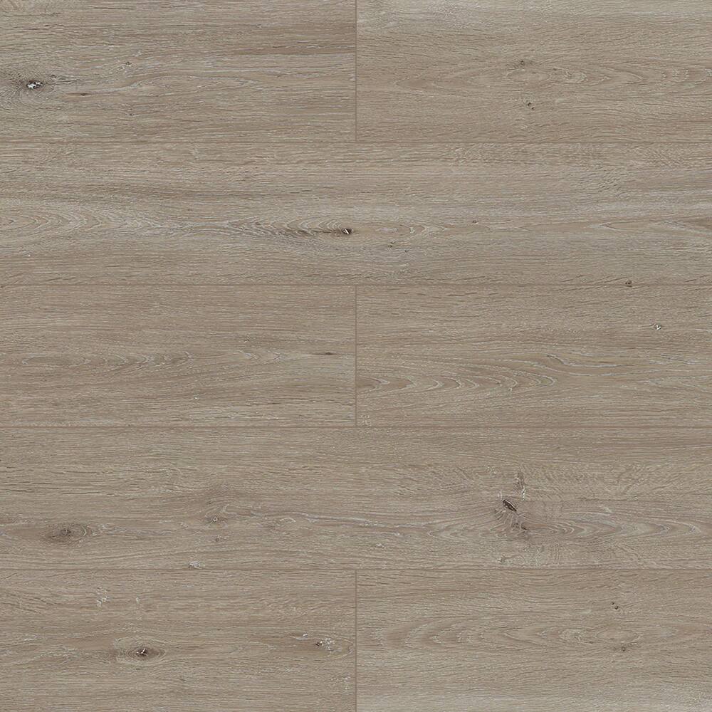 Left. Dotfloor - 48"x7.2" SPC Composite Flooring; 12 Planks/Box (28.68 sq. ft/Box); 5mm Thick with 1mm IXPE Backing; 12 mil Wear Layer - Grand Goldin.