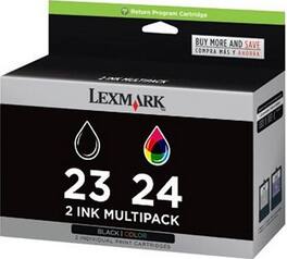 Lexmark - #23/#24 (18C1571) Black and Color Ink Cartridge Combo Pack