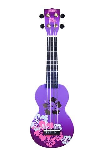 Alt View 5. Mahalo Ukuleles - Mahalo MD1-HAPPB Hawaii Soprano Ukulele. Purple Burst - Purple Burst.