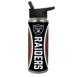 Great American Products - Las Vegas Raiders 24oz. Jr. Thirst Game Ball Hydration Bottle - Brown