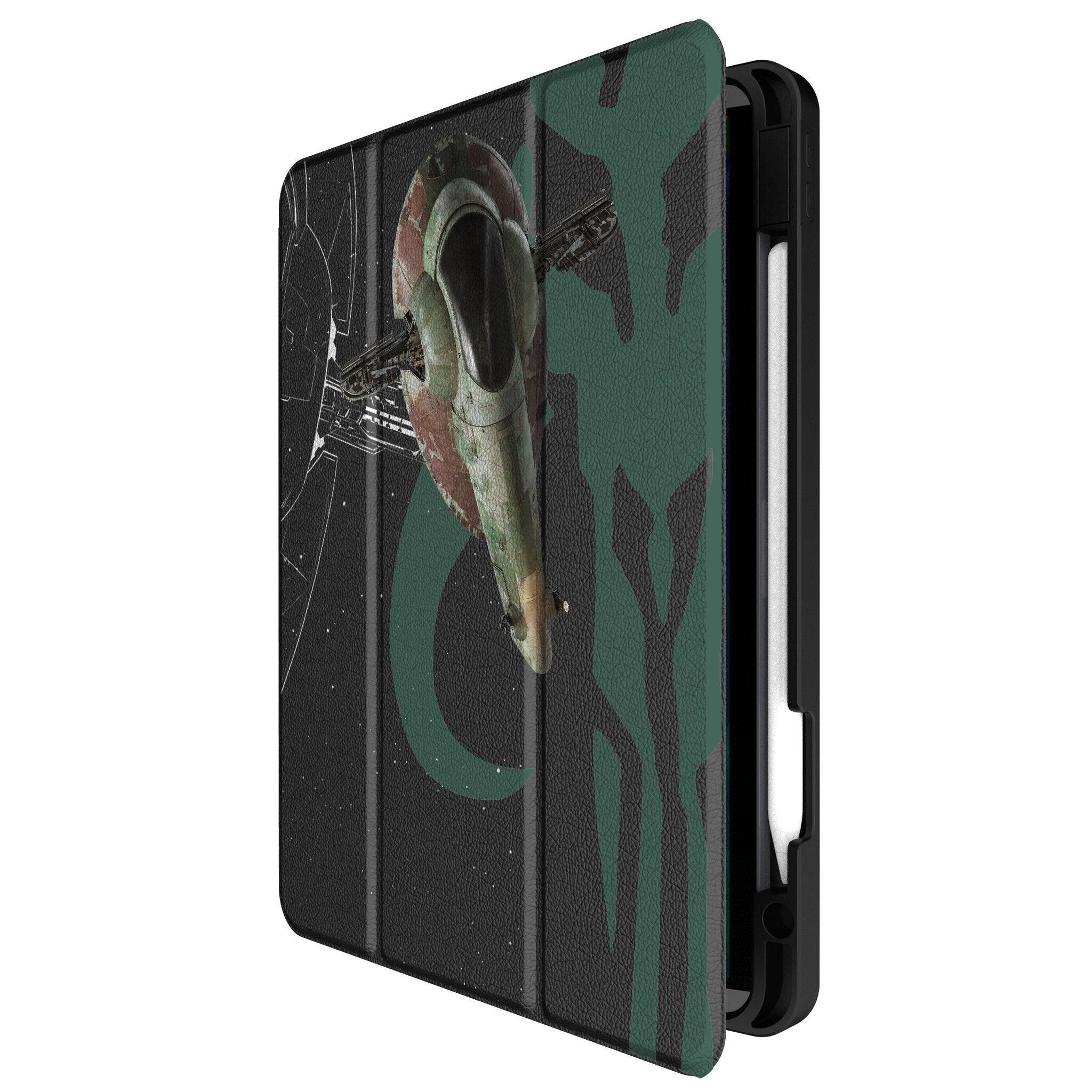 Angle. Keyscaper - Star Wars: A New Hope FactionTech Tablet Case - Apple iPad Pro 12.9in (6th/5th Gen) - Slave I.