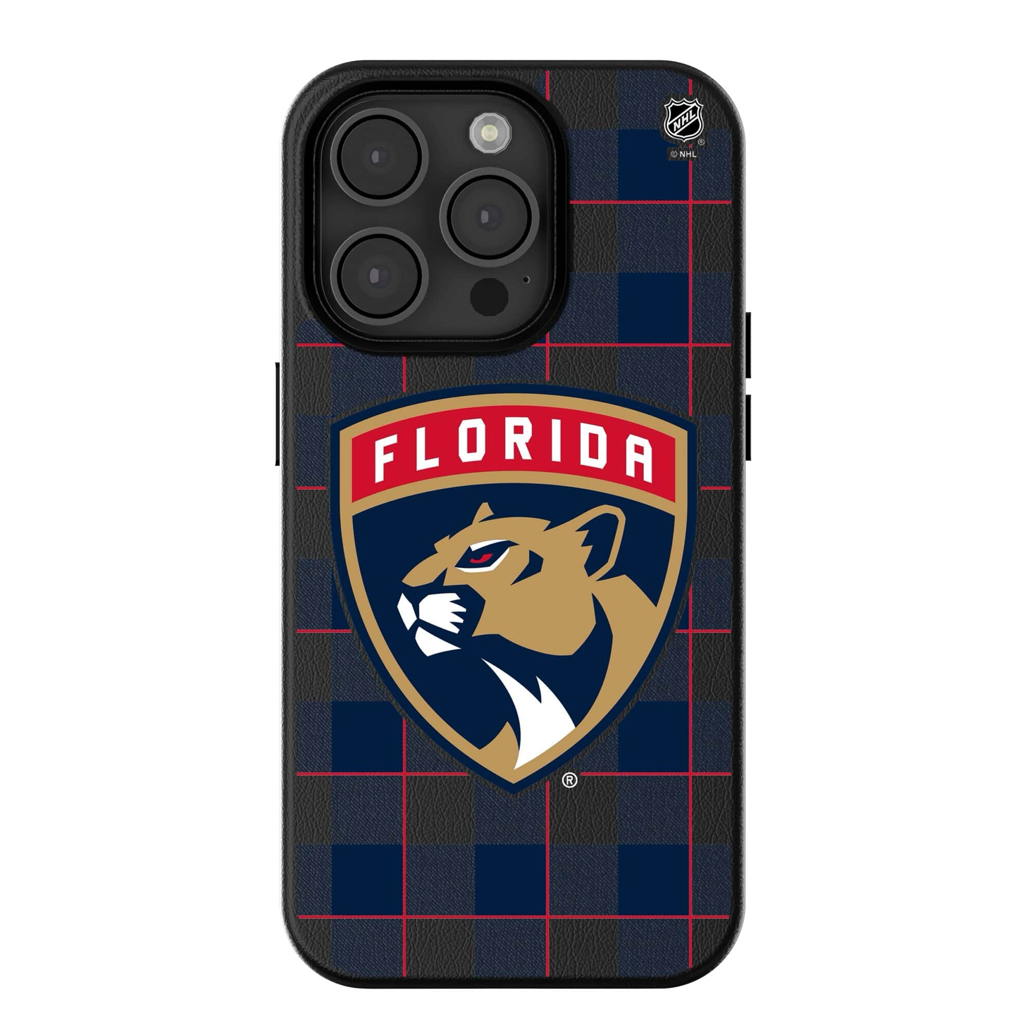 Keyscaper - NHL - Florida Panthers Plaid iPhone Magnetic Bump Case - 15 Pro Max - Black price history on PriceWatchPro