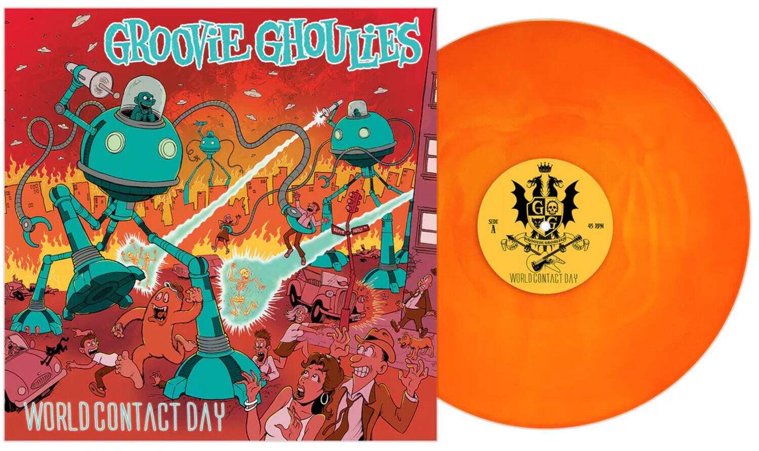 The Groovie Ghoulies - World Contact Day   - VINYL LP