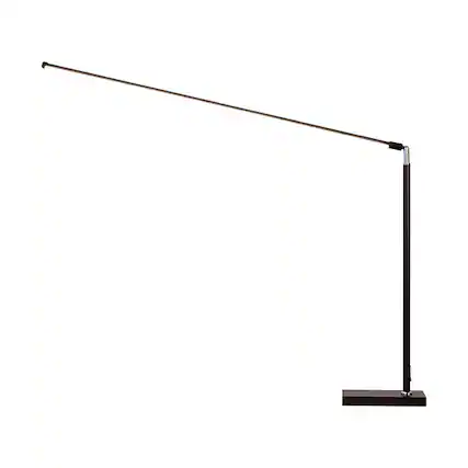 Front. Cluzine - 100cm Ultra-Long LED Desk Lamp, Eye-Caring, Anti-Glare, 350° Adjustable for Study & Office.