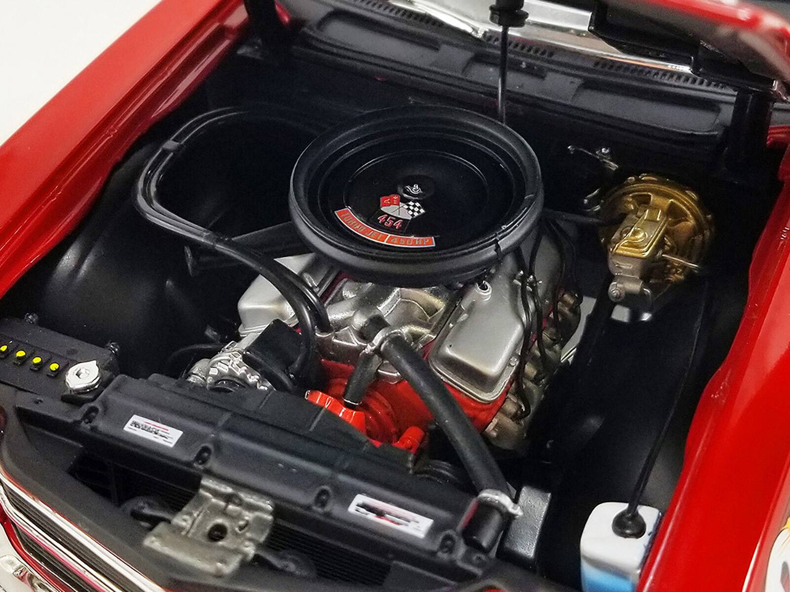 The text on the image reads:

"454
450HP"