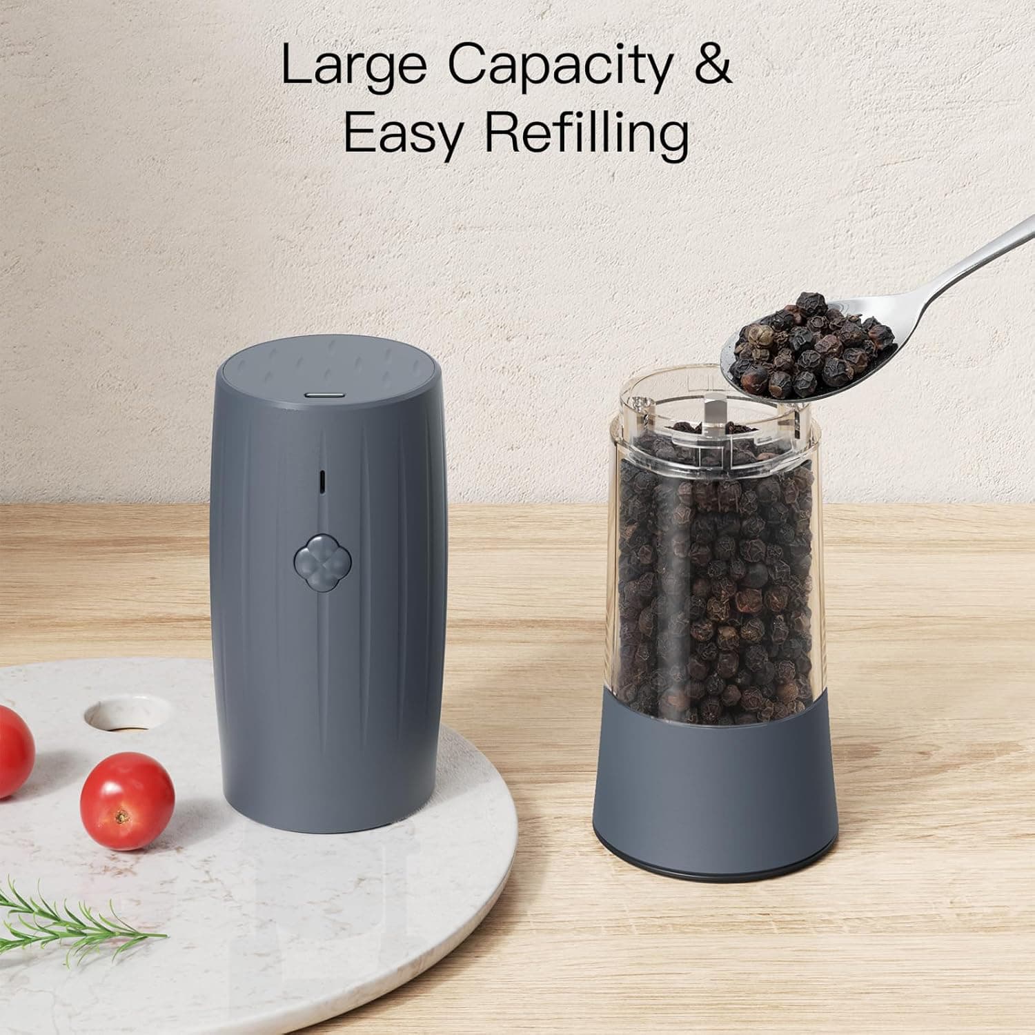 Large Capacity & Easy Refilling