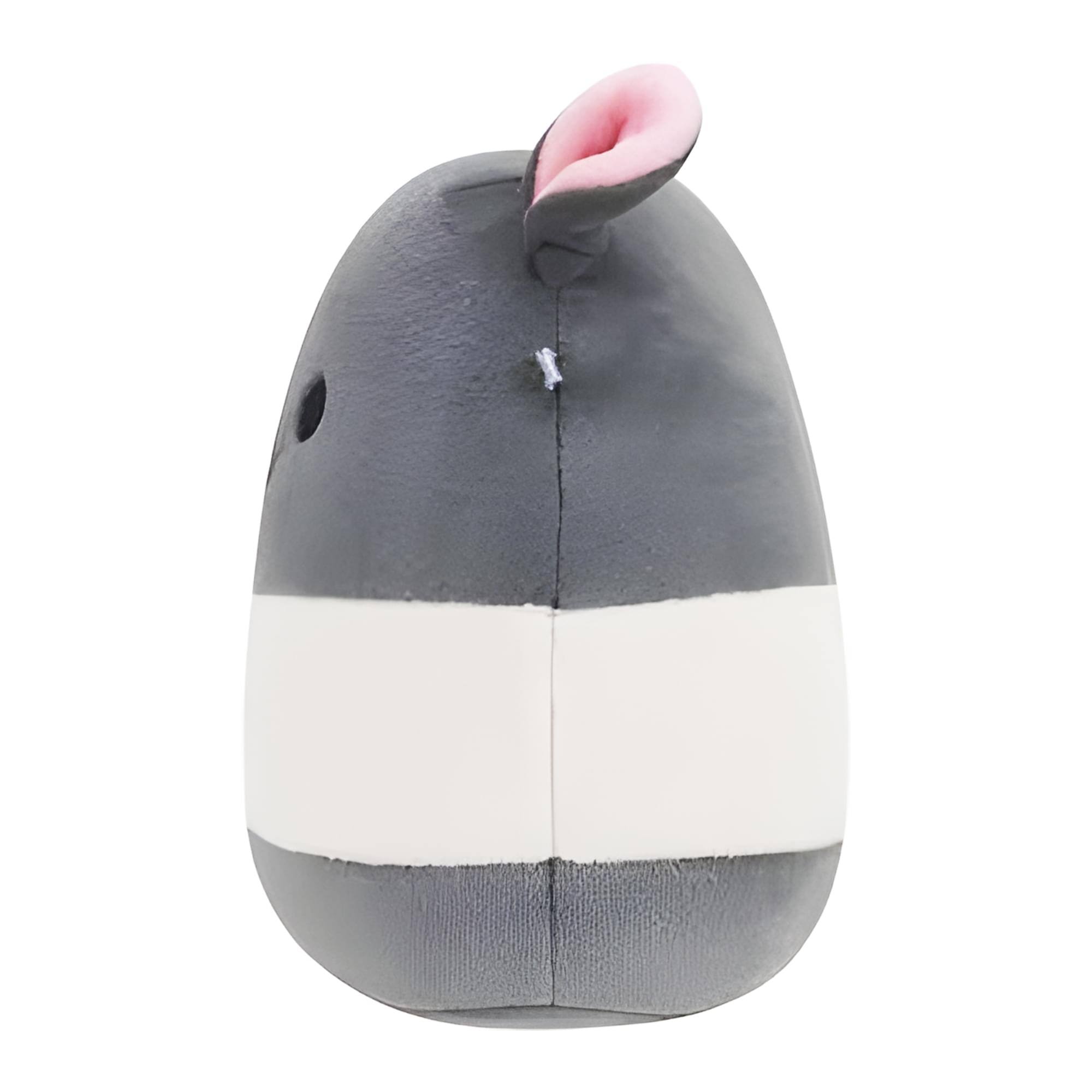 Alt View 1. Kellytoy - Squishmallow 8 Inch Newbie Squad Plush | Abbit The Tapir - White/Black.
