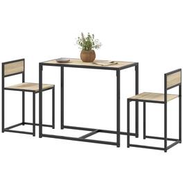 Homcom - Dining Room Set - Oak