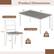 Product Dimensions
- 6 x Dining Chairs: 33.5" x 16" x 16"
- 1 x Dining Table: 36" x 60" x 30"
- Weight Capacity: 265 lbs (Table), 400 lbs (Chairs)