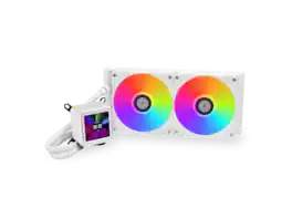 Lian Li - Galahad II LCD 280 Liquid Cooler - GA2ALCD28W - White