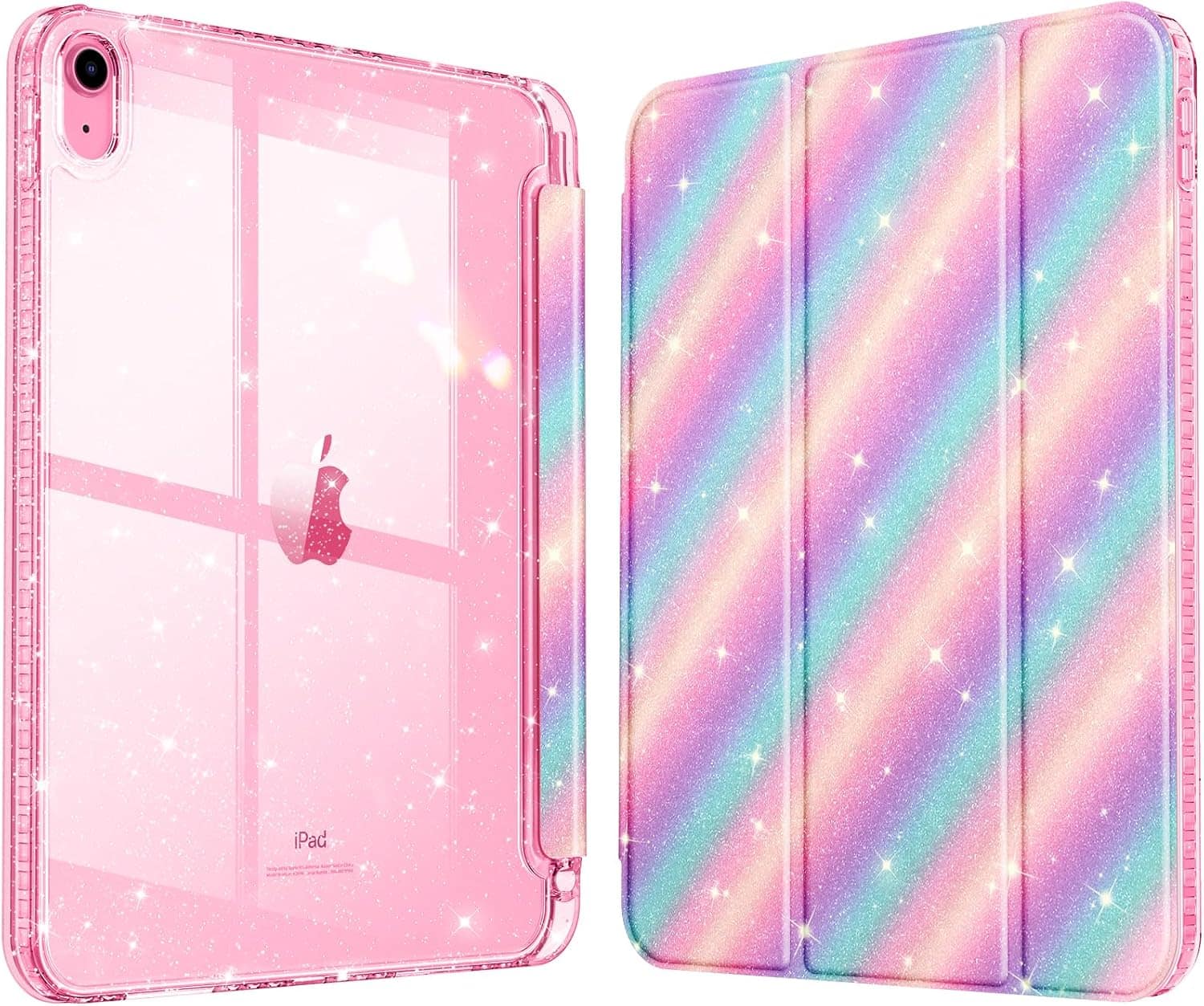"Fintie - Clear Case for iPad (A16) 11th Gen 11-inch / iPad 10th Gen 10.9"" | Glittering Sparkly Shockproof Cover Shiny Back Shell - Candy Dream" price history on PriceWatchPro