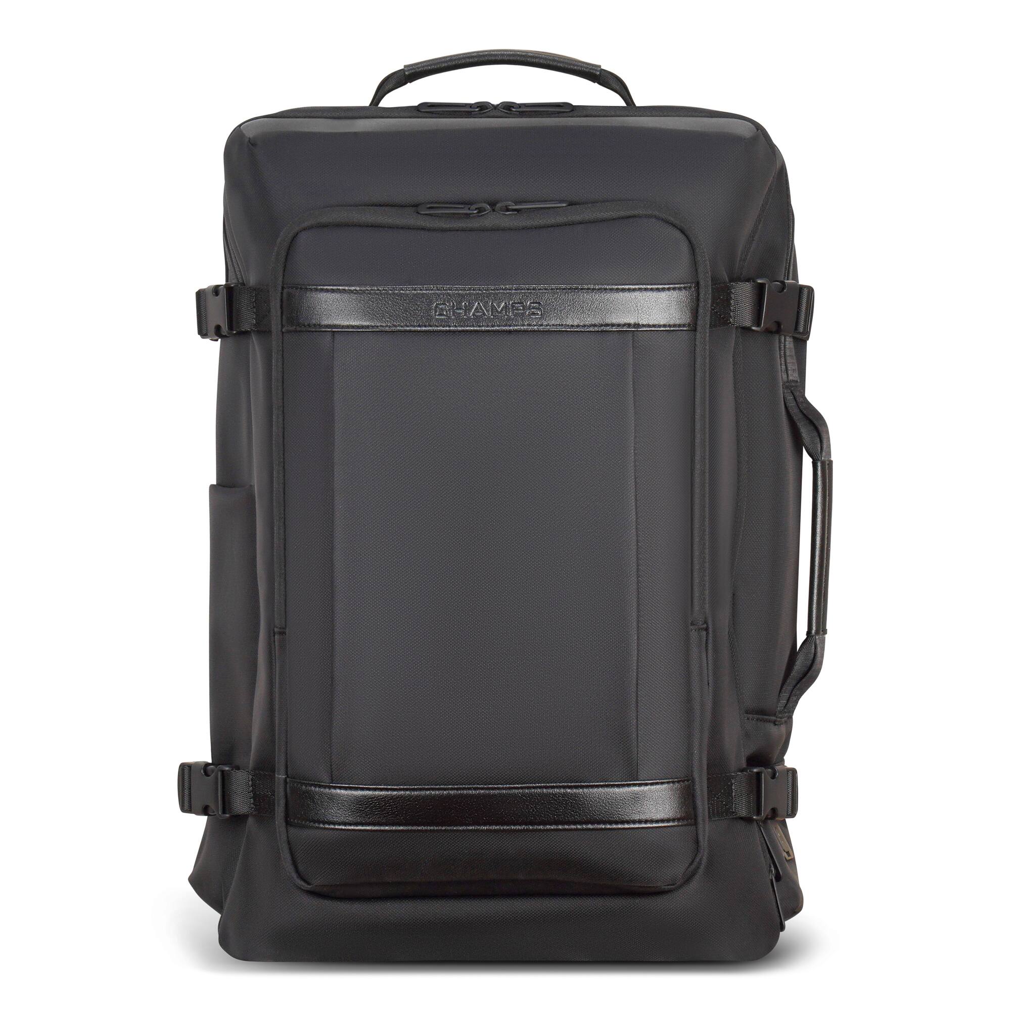 Champs - Onyx Collection - Carry On Laptop Backpack - Black