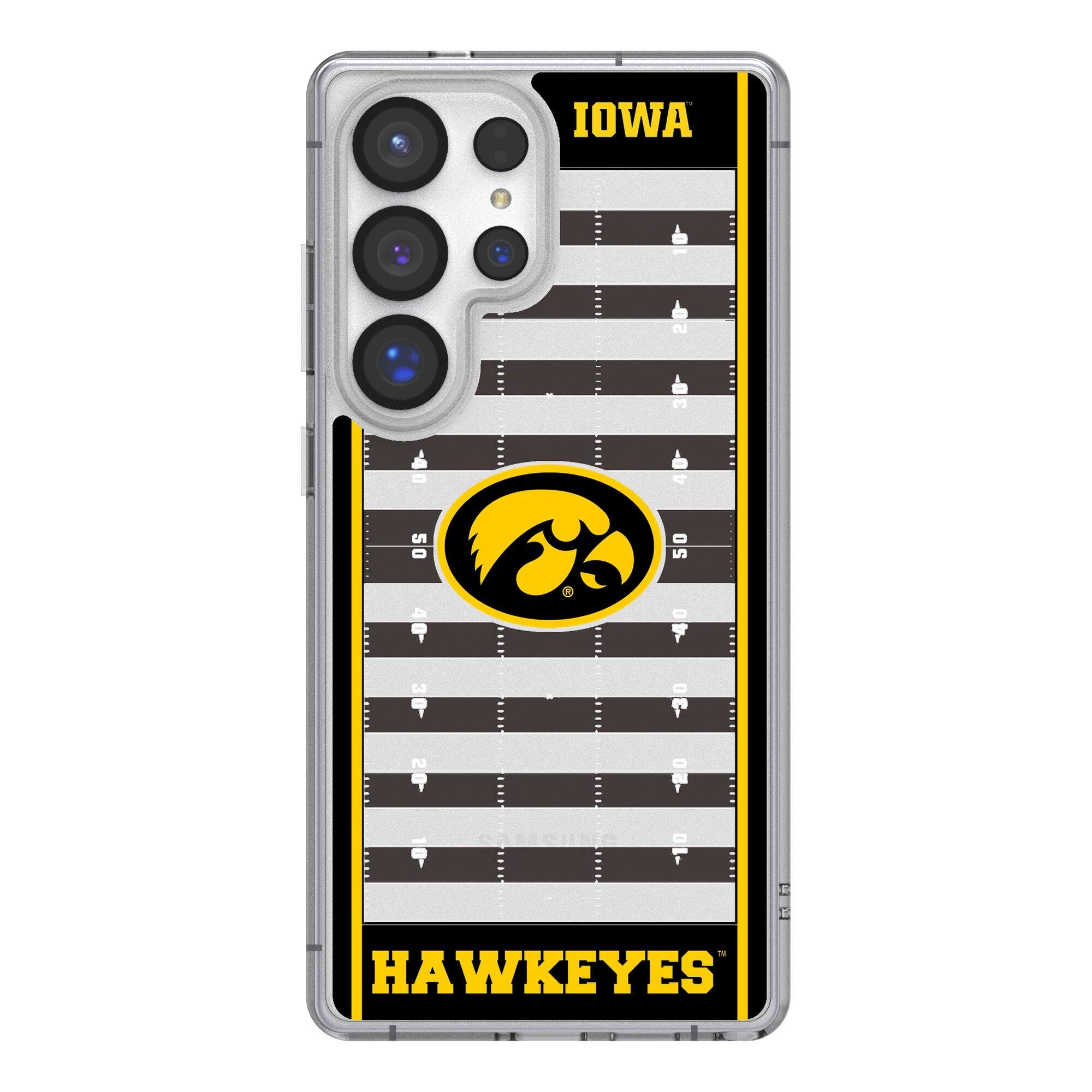 Keyscaper - NCAA - Iowa Hawkeyes Field Galaxy Clear Case - S24 Ultra - Multicolor