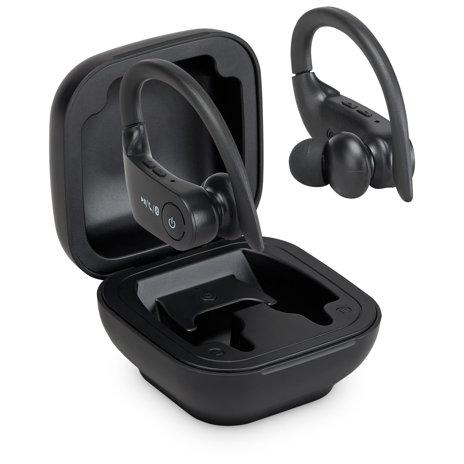 iLive - 14.2mm Driver Truly Wireless Earbuds with Earhooks, IAEBT270B