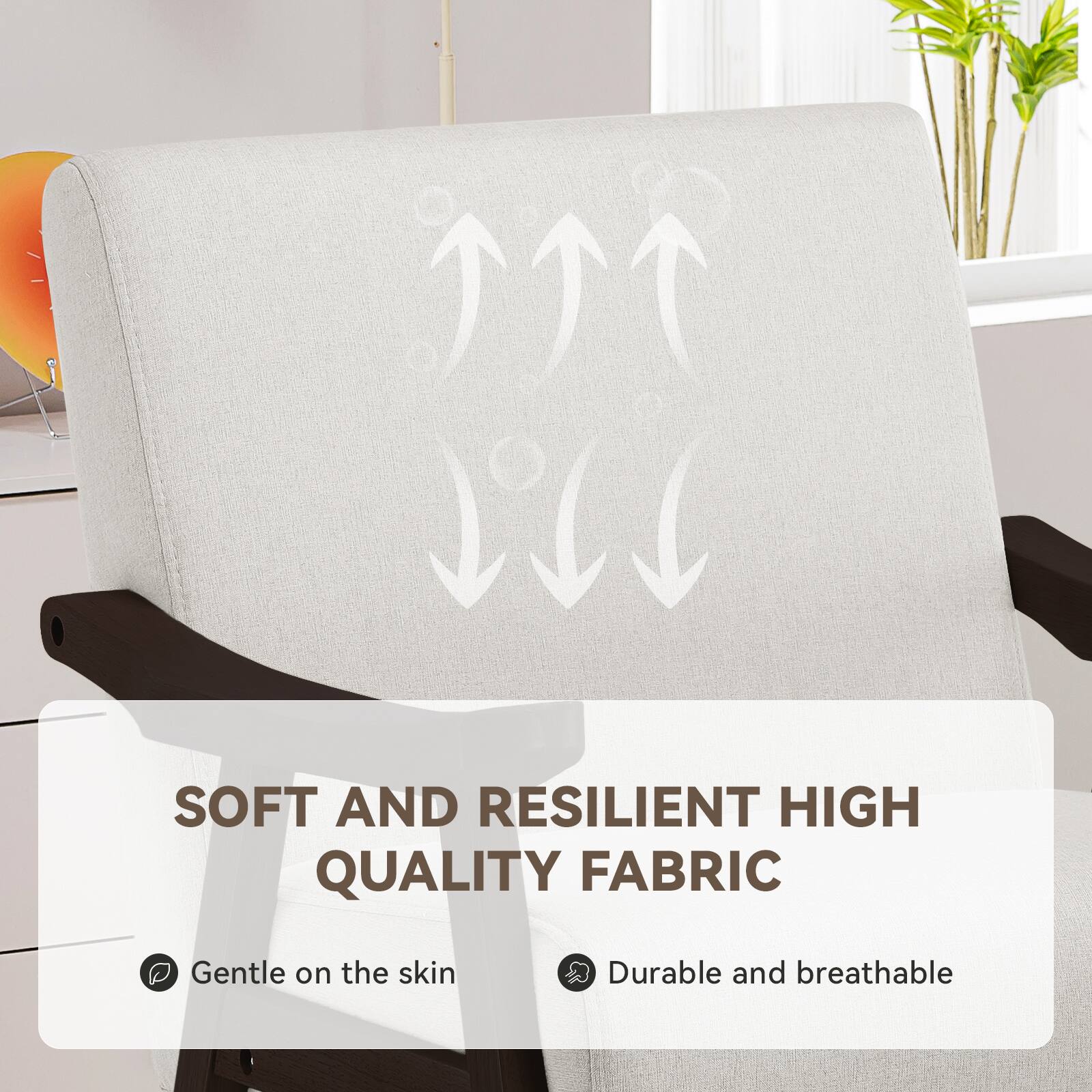 SOFT AND RESILIENT HIGH QUALITY FABRIC

Gentle on the skin

Durable and breathable
