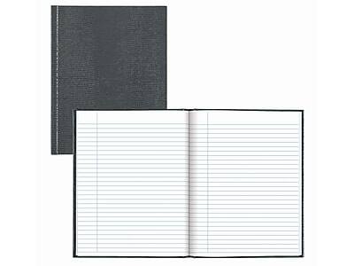Alt View 1. Blueline - Hardcover Executive Journal, 7.25" x 9.25", Wide-Ruled, Cool Gray, 144 Pages - Gray/Silver.