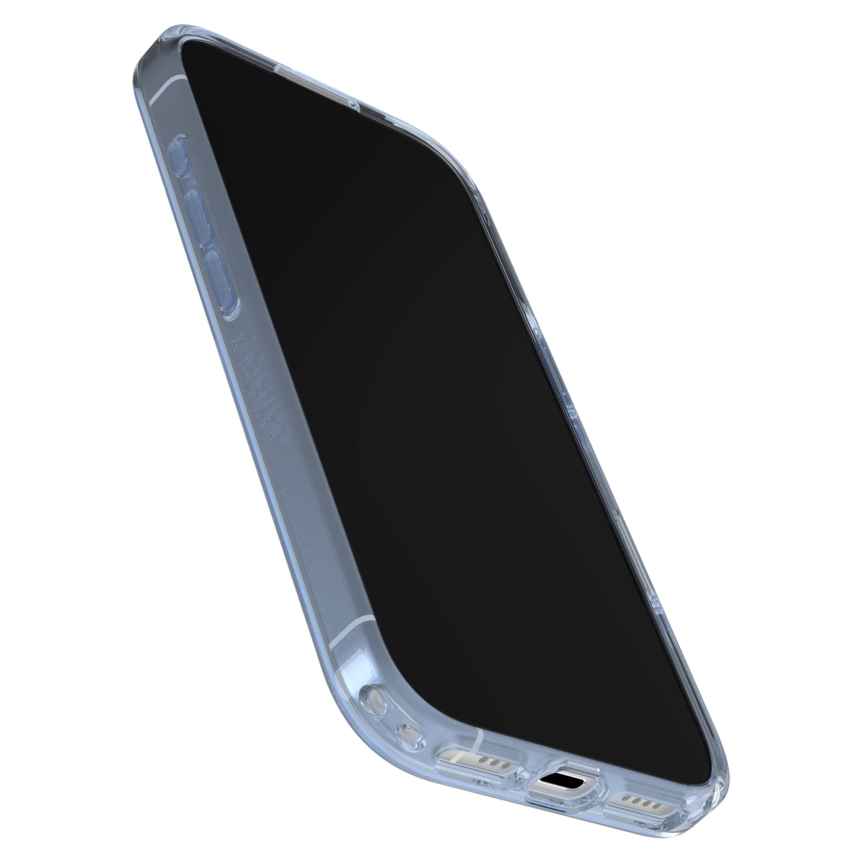 Back. OtterBox - Symmetry Series Hard Shell for Apple iPhone 17 - Blue.