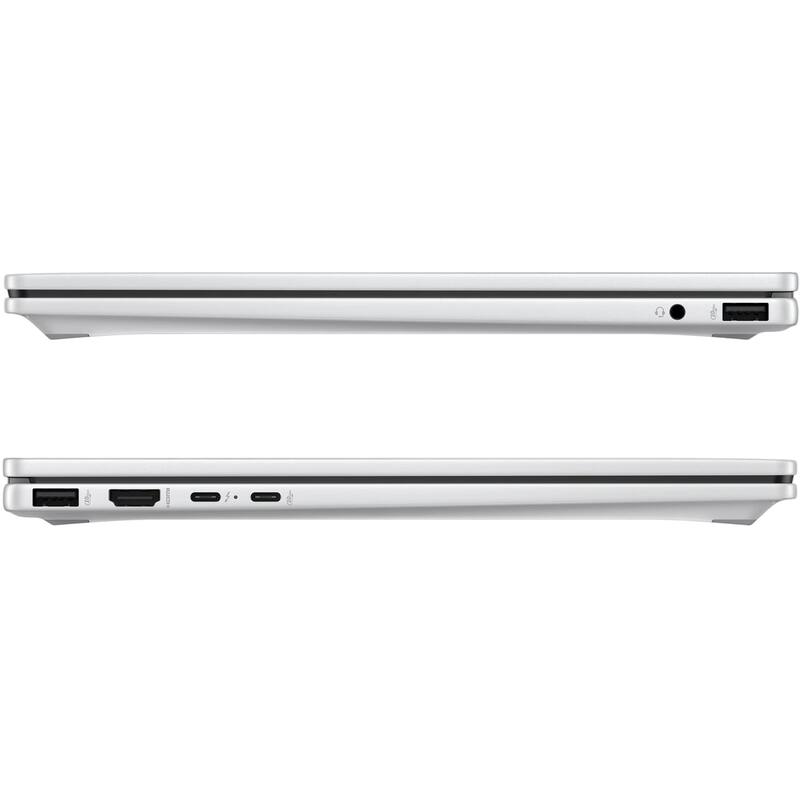 Alt View 4. HP - HP OmniBook 5 Flip 14" 2K Touchscreen,Intel Core 5 120U,8GB RAM,2TB SSD,Backlit Keyboard,Win 11 Pro,Silver - Silver.