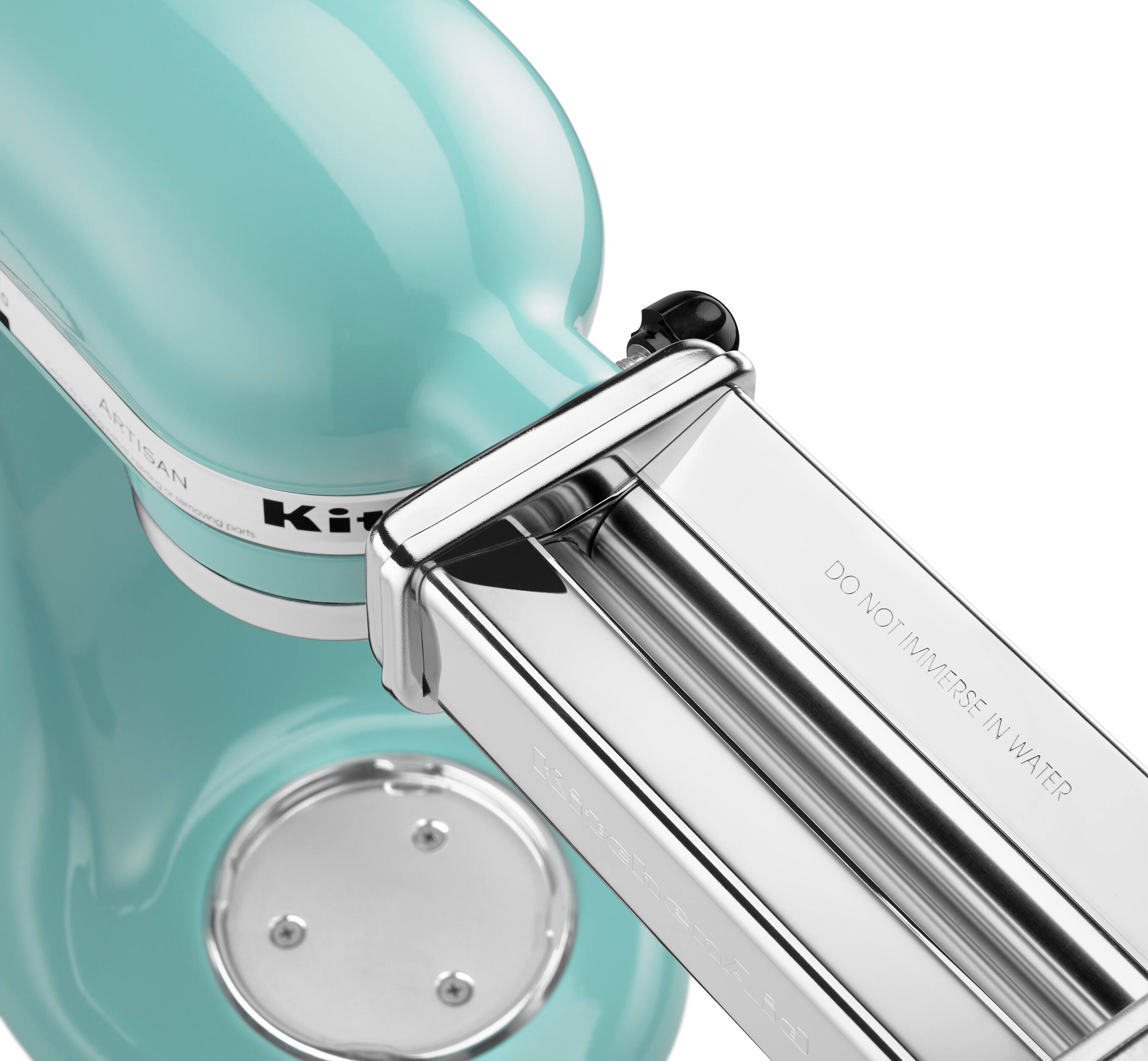 Alt View 40. KitchenAid - KitchenAid Artisan Series 5 Quart Tilt-Head Stand Mixer - KSM150PSAQ - Aqua Sky.