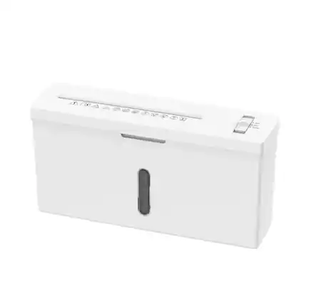 Front. Lycvki - 2 Sheet Cross Cut P5 Security Woolsche Quiet Compact Paper Shredder 105 Gallon Basket.